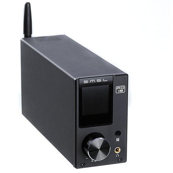 Интегральные стереоусилители SMSL AD18 black smsl ad18 hi fi аудио стереоусилитель с bluetooth 4 2 поддерживает apt x usb dsp полностью цифровой усилитель мощности для динамика