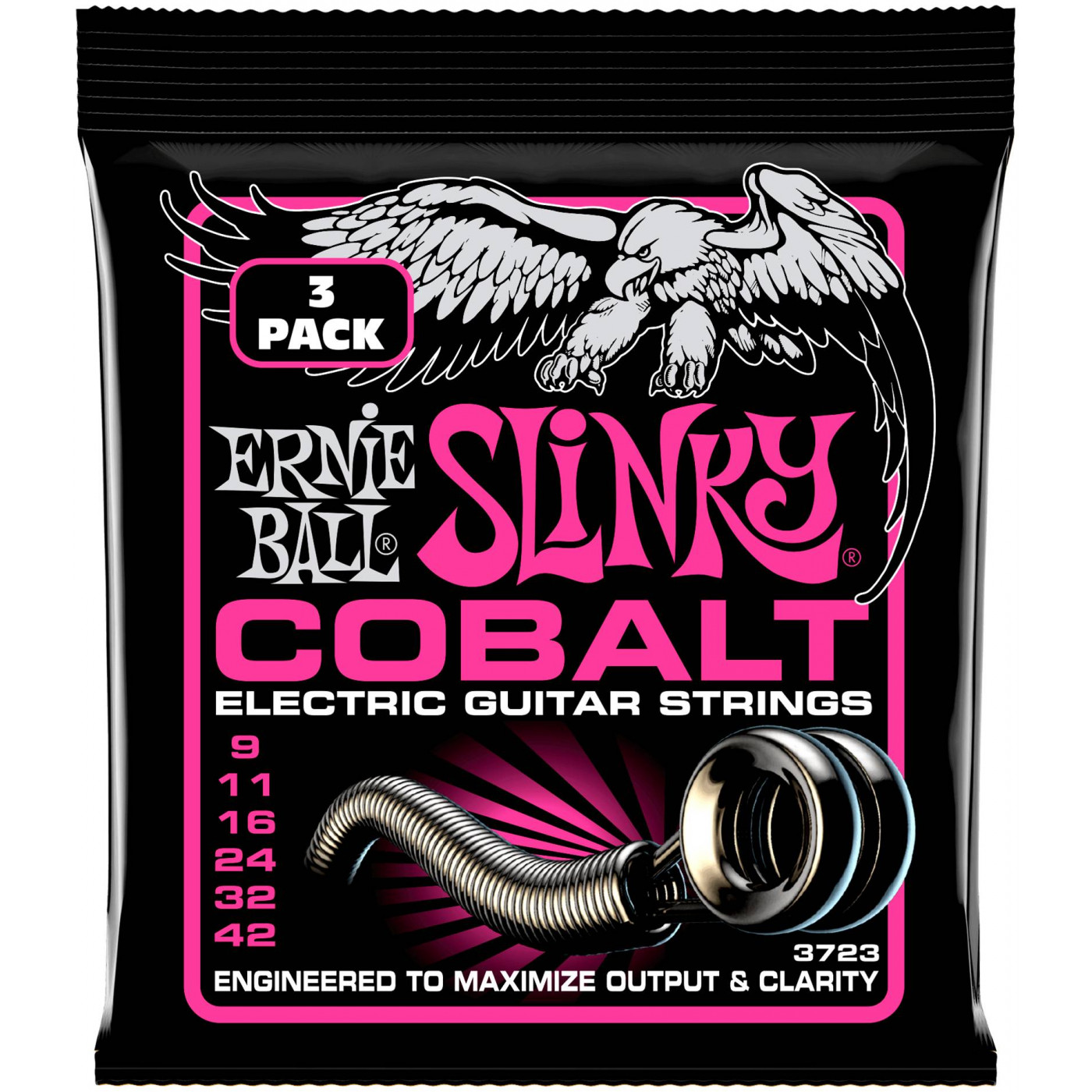 Струны Ernie Ball 3723 Super Slinky Cobalt струны ernie ball 3721 regular slinky cobalt