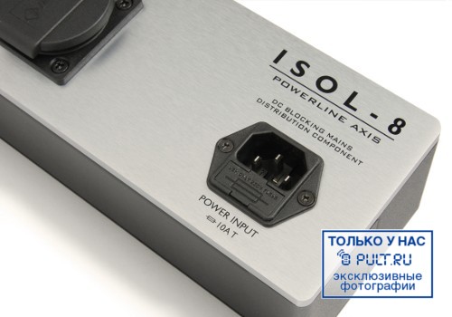 Сетевые фильтры Isol-8 PowerLine Axis 5 way, цвет черный - фото 2