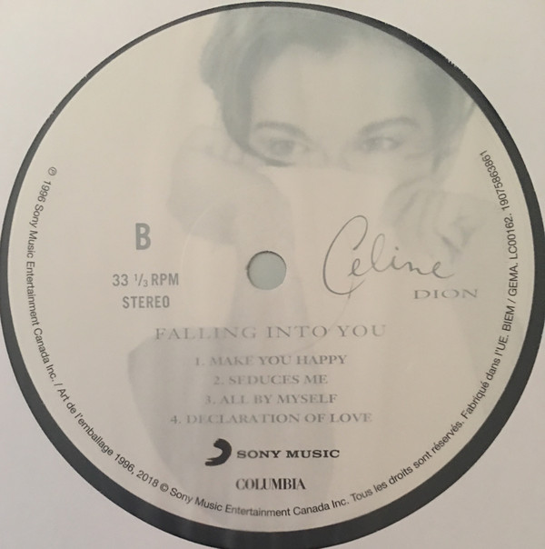 Поп Sony Celine Dion Falling Into You (Black Vinyl) - фото 3