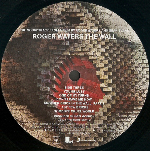 Рок Columbia Roger Waters The Wall (180 Gram/Trifold/+Booklet) - фото 10