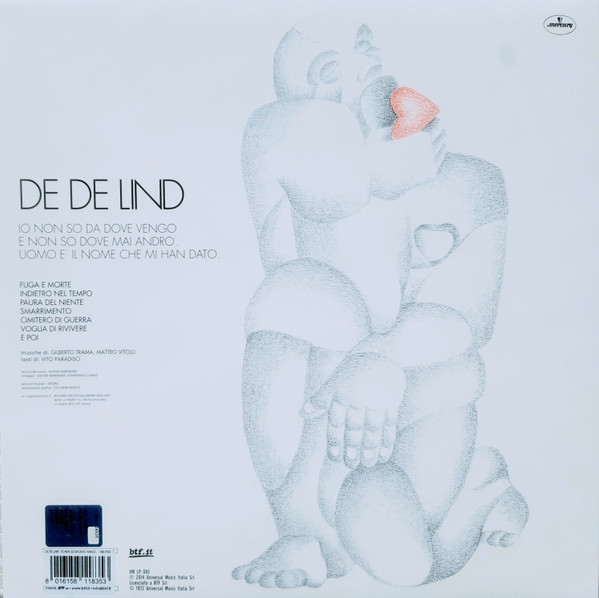 Рок IAO De De Lind - Io Non So Da Dove Vengo…(Coloured Vinyl LP) - фото 3