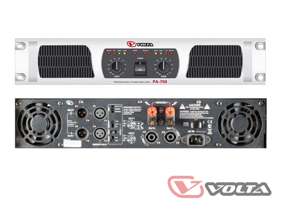 Усилители двухканальные Volta PA-700 усилители двухканальные volta live 2 1200