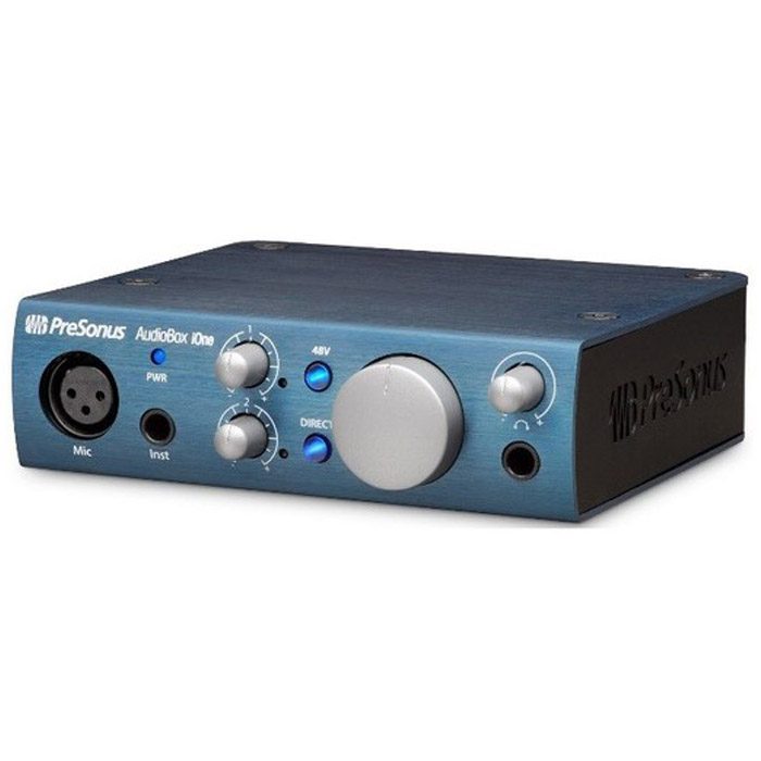 Аудиоинтерфейсы для домашней студии PreSonus AudioBox iOne аудиоинтерфейсы для домашней студии presonus audiobox usb 96 25th
