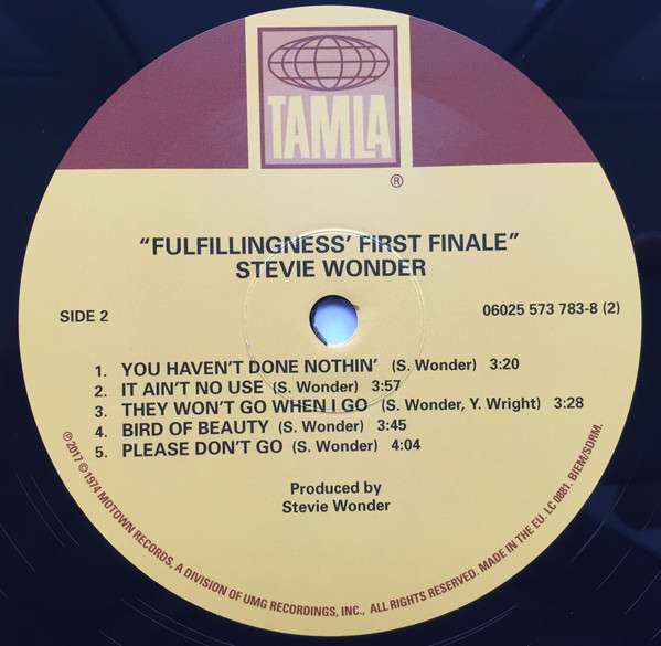 Другие UME (USM) Wonder, Stevie, Fulfillingness' First Finale - фото 2