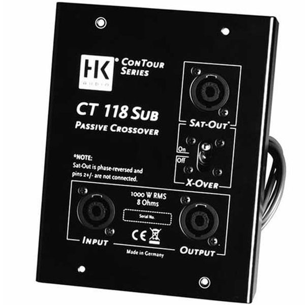 Динамики, драйверы, запчасти HK Audio CT 118 passive X-Over solupeak x31 signal sources selector 3 1 in 1 3 out xlr balance stereo audio switch switcher passive selector splitter box