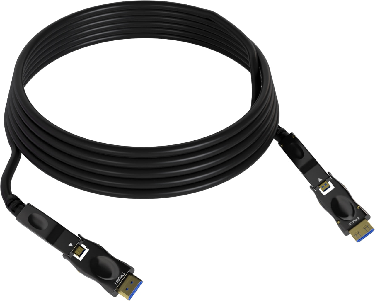 HDMI кабели Qtex HFOC-300D-10, 10м передача сигналов по оптоволокну qtex qve bfhar4 tr