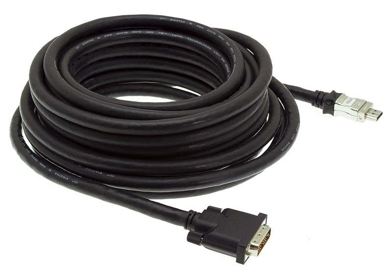 HDMI кабели Qtex TC-HP/D25P-10 видеоадаптер ugreen hdmi vga 1080p 40253