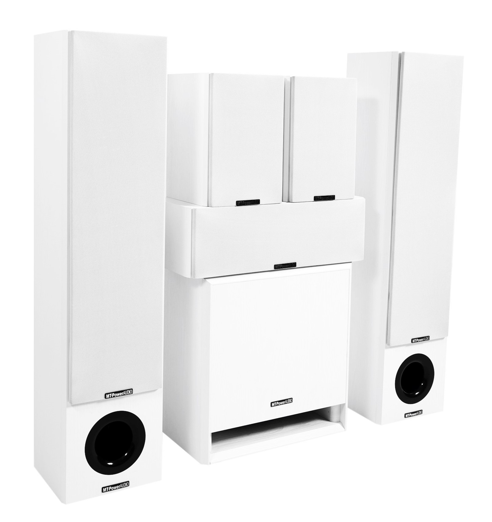 Комплекты акустики 5.1 MT-Power Performance white set 5.1 (white grills) комплекты акустики 5 1 mt power elegance 2 white set 5 1