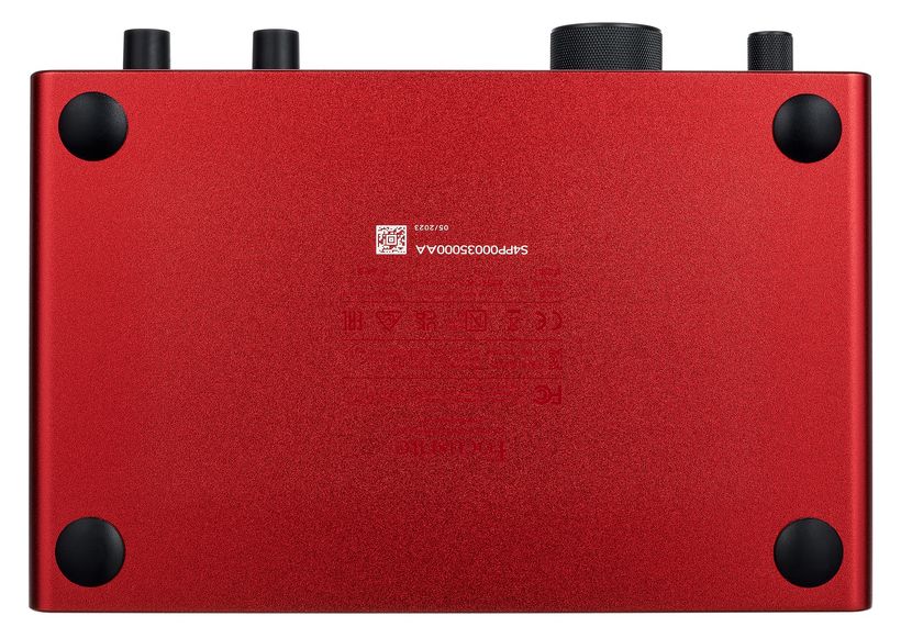 Аудиоинтерфейсы для домашней студии FOCUSRITE Scarlett 4i4 4th Gen, цвет красный - фото 6