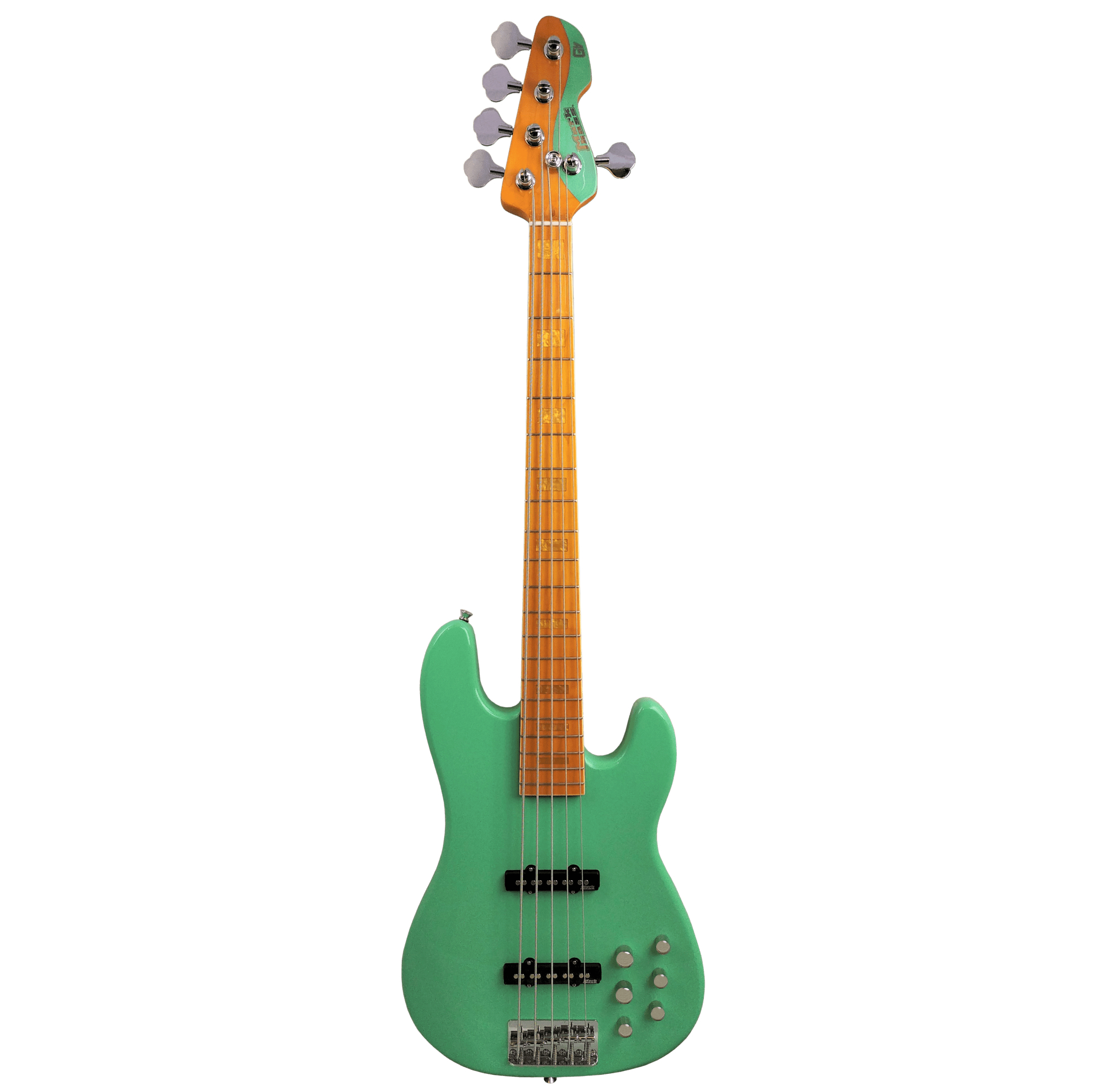Бас-гитары Mark Bass MB GV 5 Gloxy Val Surf Green CR MP струны mark bass advanced series mb4adss45105ls