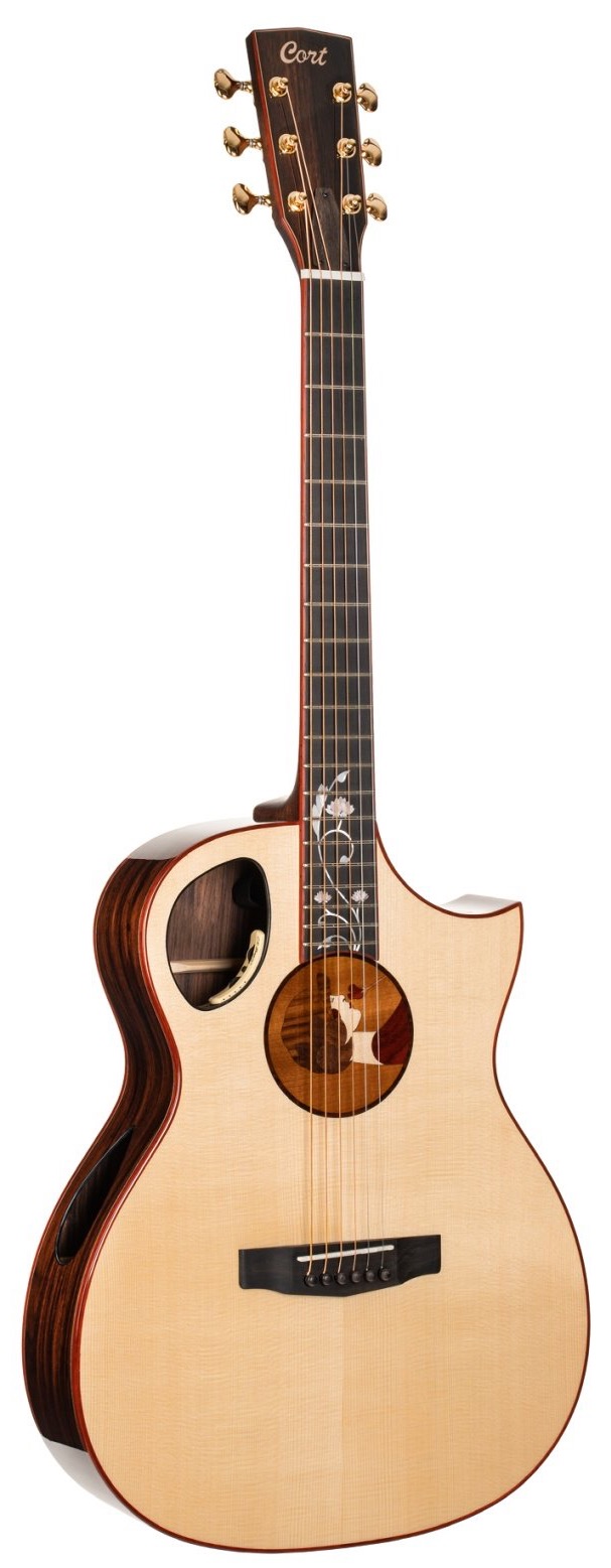 Электроакустические гитары Cort Roselyn-Redux-WCASE-NAT (кейс в комплекте) электроакустические гитары cort sfx e 3tss
