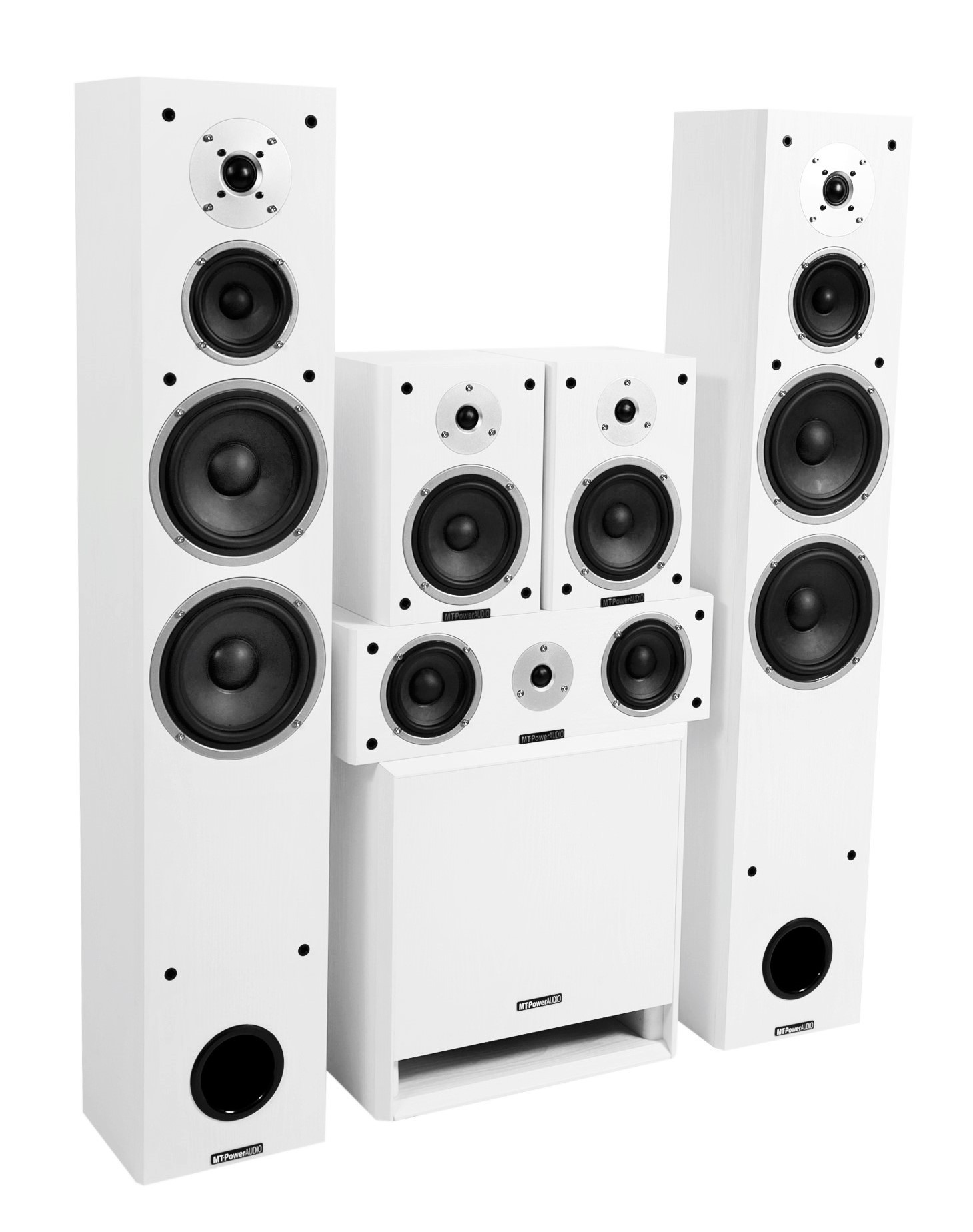 Комплекты акустики 5.1 MT-Power Performance XL white set 5.1 комплекты акустики 5 0 bowers