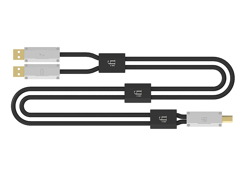 USB, Lan iFi Audio Gemini Dual-Headed Cable 1.5m usb lan ifi audio gemini cable 3 0 usb 3 0 b connector 1 5m