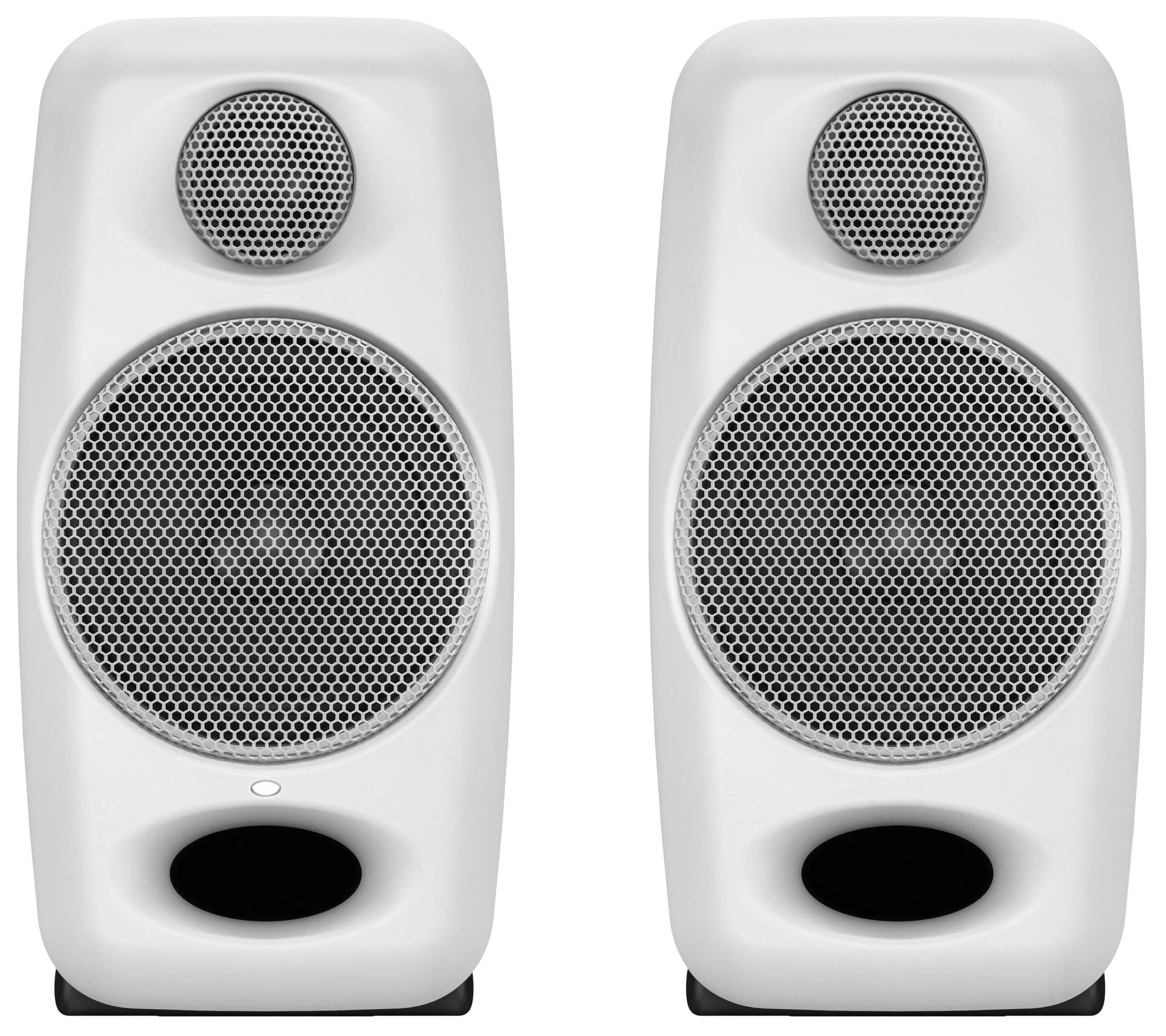 Студийные мониторы IK Multimedia iLoud Micro Monitor - White 2pcs 2w 8r lcd monitor tv speaker horn 4028 2840 loud speaker 8 ohms 8ω 2 watt 8r 2w 40 28mm diy speaker kit
