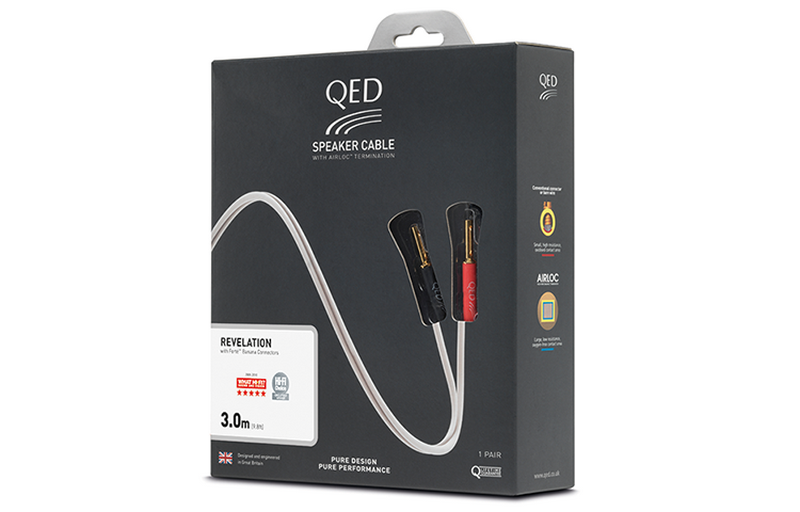 Кабели акустические с разъёмами QED Revelation Pre-Terminated Speaker Cable 3.0m QE1442 кабели акустические с разъёмами real cable 3d tdc 3 0m