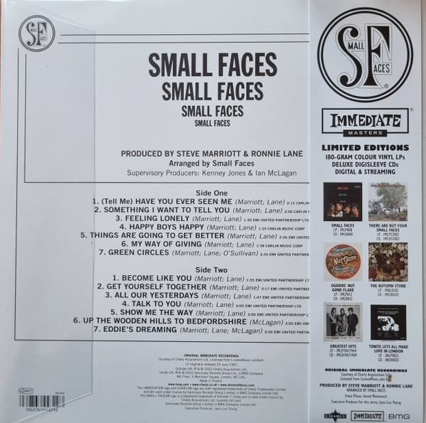 Рок IAO Small Faces - Small Faces (Black Vinyl LP) - фото 3