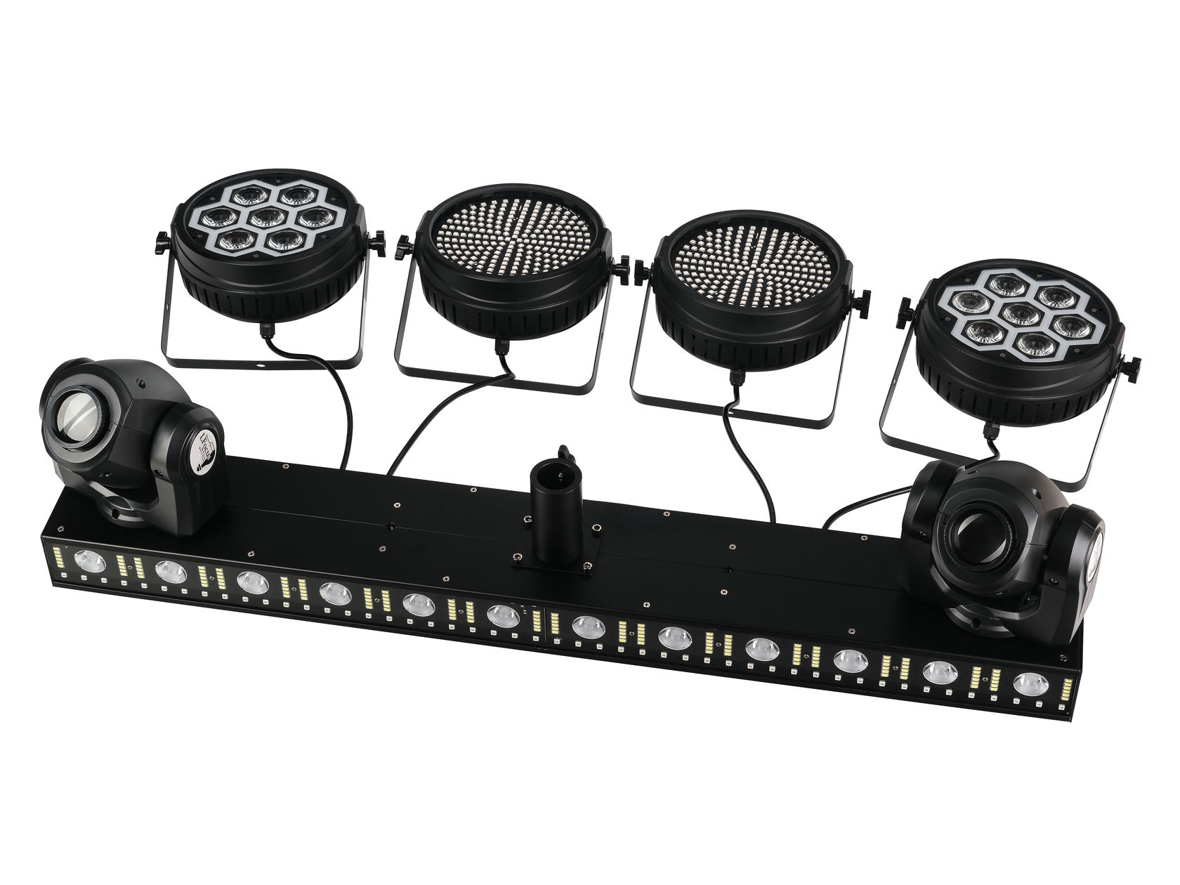 Прожекторы и светильники LFocus FO-1205Z-B butterfly stage light dmx512 sound activated automatic master slave effect lamp