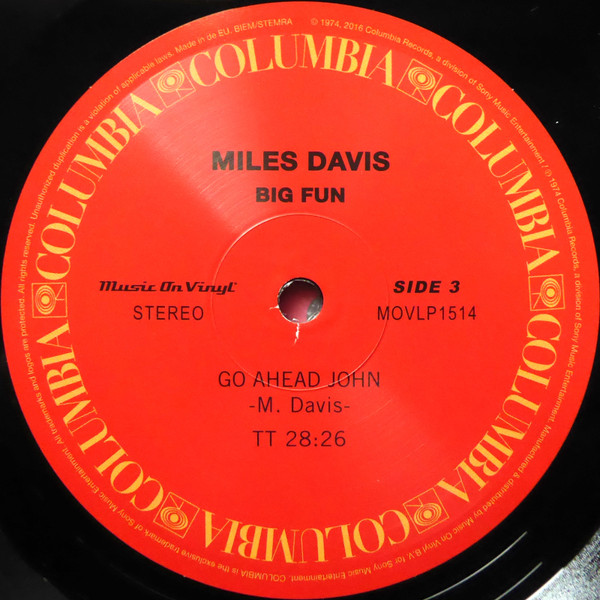 Джаз Universal US Miles Davis - Big Fun (Black Vinyl 2LP) - фото 3