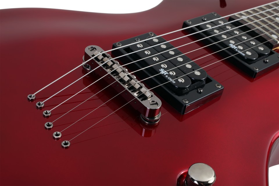 Электрогитары Schecter SGR SOLO II MRED, цвет красный, размер Medium - фото 4