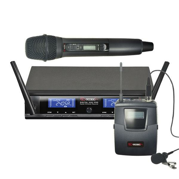 Радиосистемы с ручным микрофоном Volta DIGITAL 0202X PRO+ радиосистемы с ручным микрофоном eco by volta u 2x 520 10 725 80