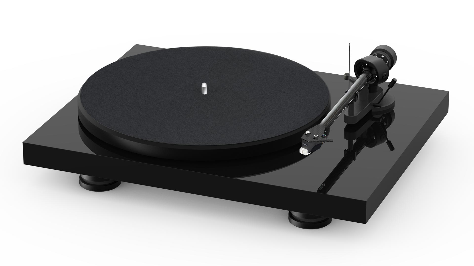 Проигрыватели винила Pro-Ject DEBUT CARBON EVO (2M Red) High Gloss Black проигрыватели винила pro ject debut e carbon wood 2m red uni
