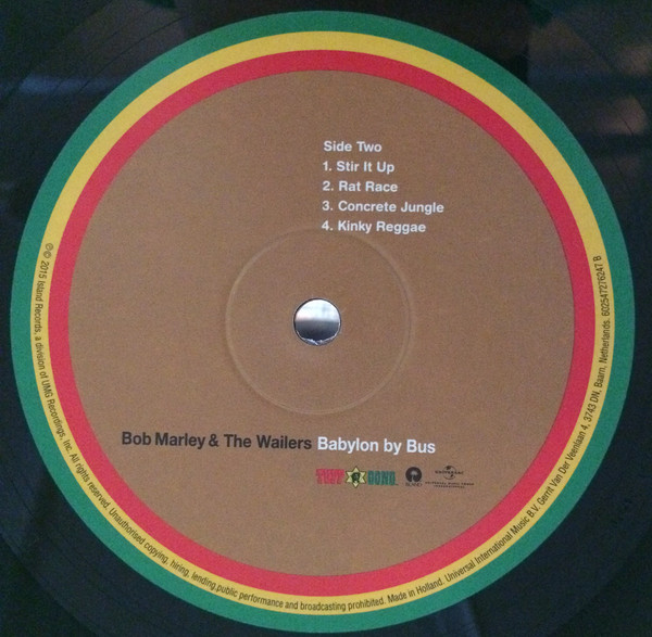 Другие UME (USM) Bob Marley & The Wailers, Babylon By Bus (2015 LP) - фото 4