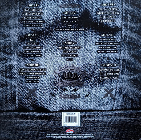 Сборники AFM Records U.D.O. - The Legacy (Black Vinyl 4LP) - фото 3