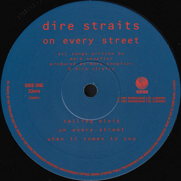 Рок USM/Universal (UMGI) Dire Straits, On Every Street (With Download Code) - фото 2