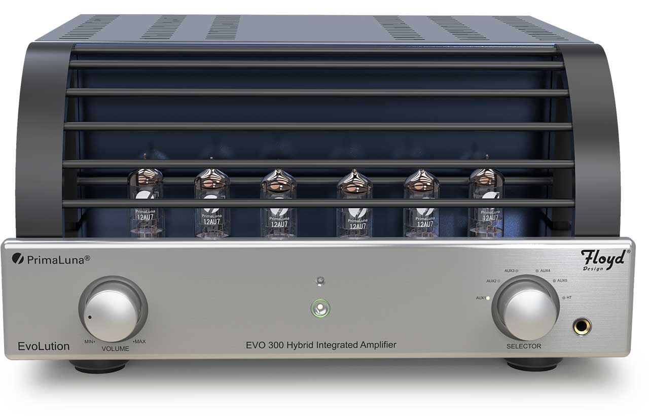 Интегральные стереоусилители PrimaLuna EVO 300 Hybrid Integrated silver интегральные стереоусилители roksan attessa streaming amplifier silver