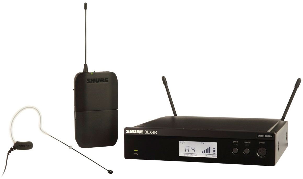 Радиосистемы головные Shure BLX14RE/MX53 M17 662-686 MHz d09 bt приемник передатчик dac цифровое оптическое волокно коаксиальный аналоговый аудио преобразователь чип bt5 0 hifi качество звука