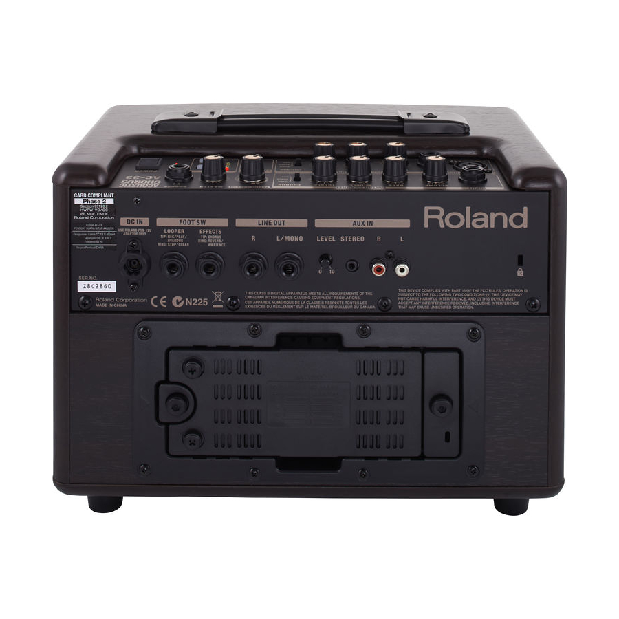 Гитарные комбо Roland AC-33RW, размер 4, цвет коричневый - фото 2