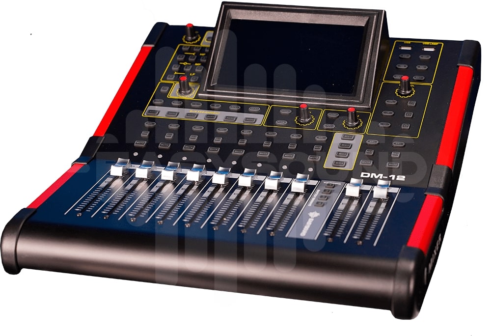 Микшерные пульты цифровые EasySound Digital Mixer 12 10 channel mixing console digital audio mixer