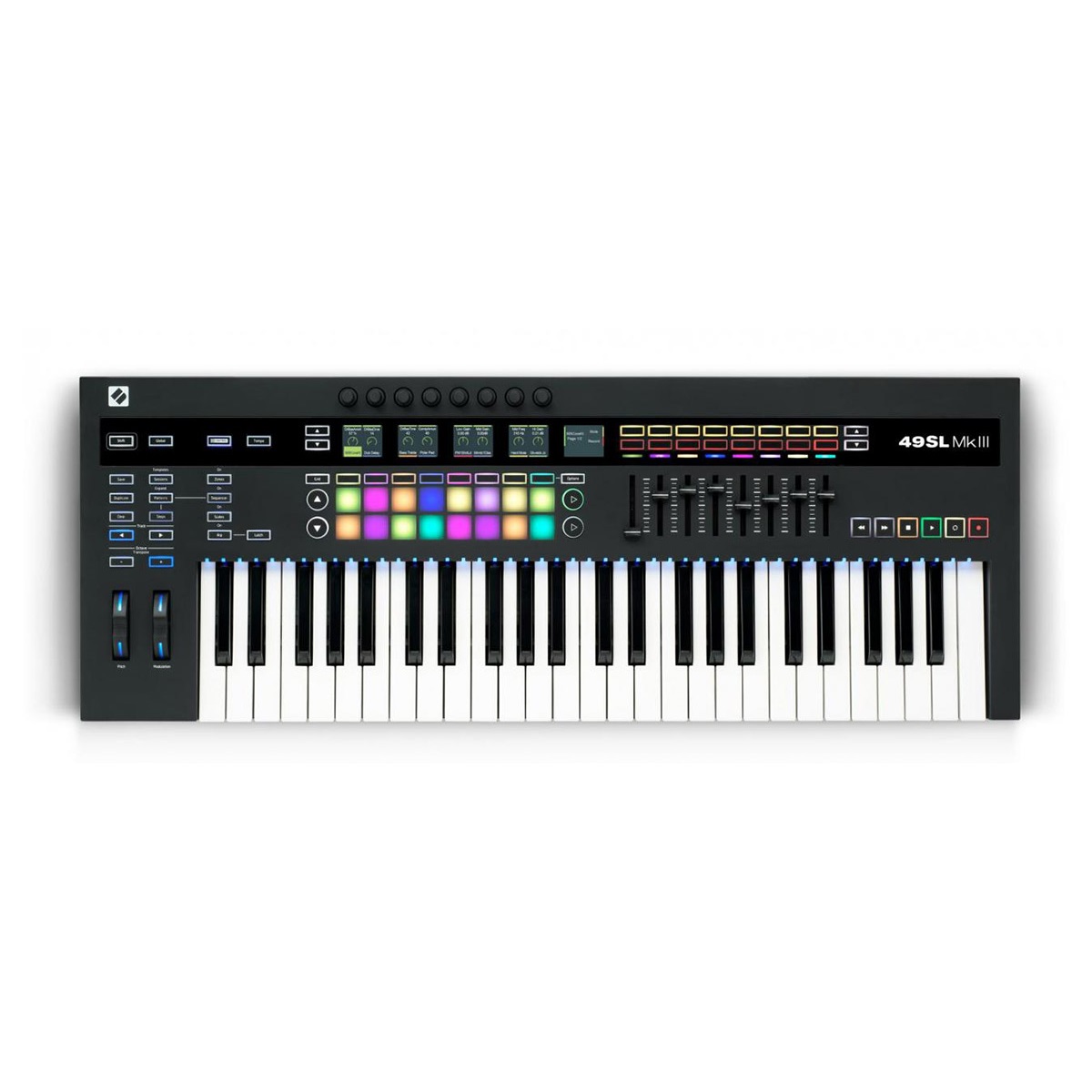 MIDI клавиатуры Novation 49 SL MK III клавиатура с подсветкой gembird kb 220l