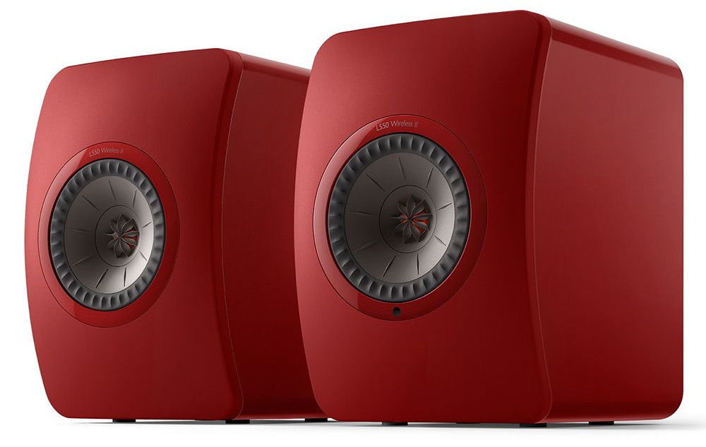 Полочная акустика KEF LS50 Wireless II Crimson Red Special Edition m vave cube turner wireless page turner pedal rechargeable music sheet turner