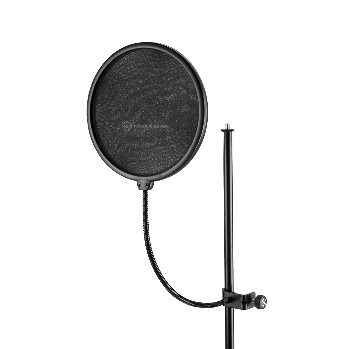 Аксессуары для микрофонов K&M 23966-000-55 поп фильтр диаметром 15 см с пластиковым держателем паук p2 для микрофона