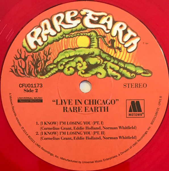 Рок IAO Rare Earth - Live In Chicago (Coloured Vinyl 2LP) - фото 3