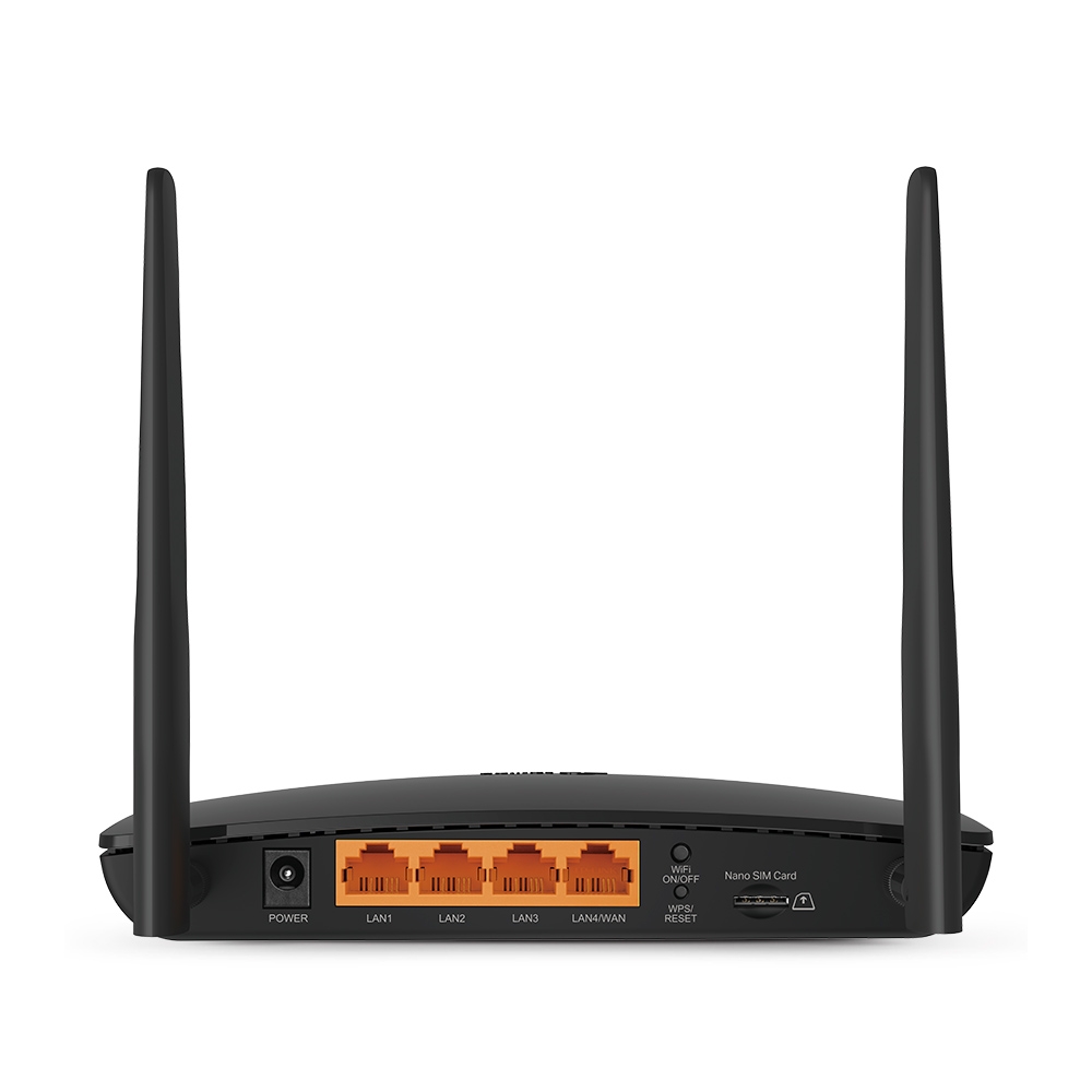 Роутеры TP-LINK TL-MR6400 N300 10/100BASE-TX/4G cat.4 Black, цвет черный - фото 4