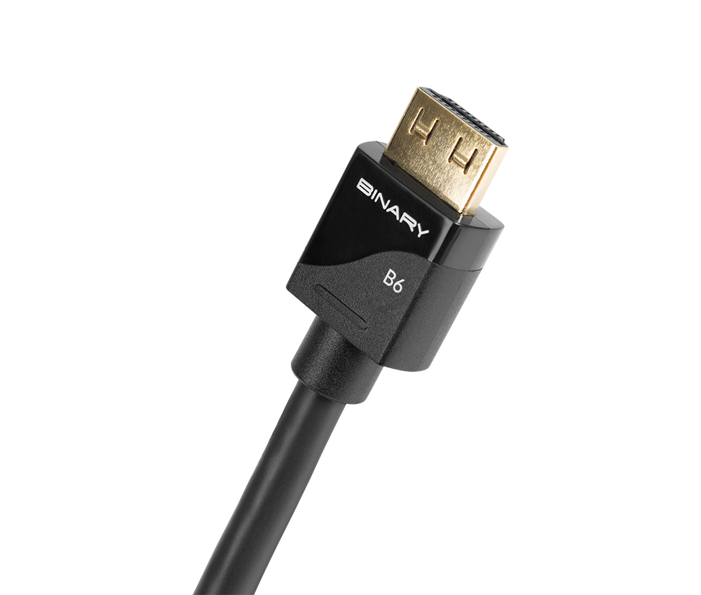HDMI кабели Binary HDMI B6 4K Ultra HD Premium Certified High Speed 5.0м hdmi кабели oehlbach state of the art xxl carb connect ultra hdmi 1 2m gold d1c11441