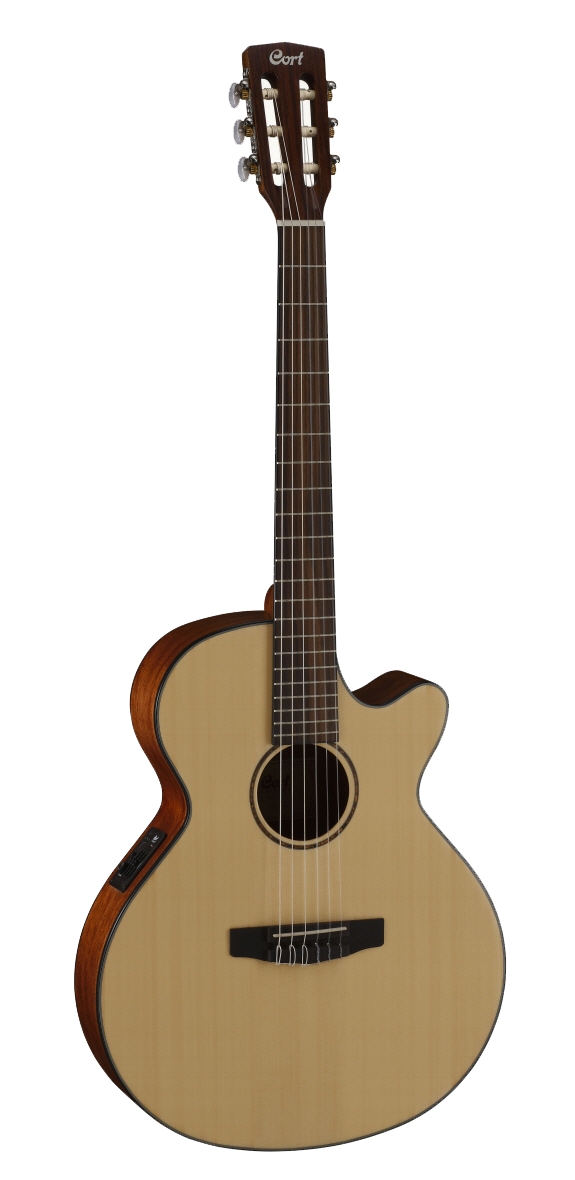 Классические гитары Cort CEC3-NS ирин регулируемый пояс тканый хлопок ремень гитары с кожей заканчивается для электрических гитар акустических народных удобный и прочный
