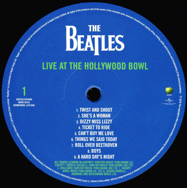 Рок Beatles Beatles, The, Live At The Hollywood Bowl - фото 4