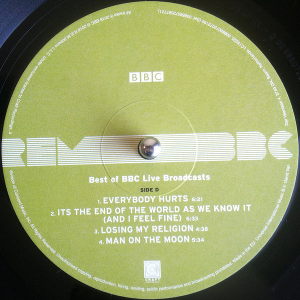 Рок Concord R.E.M., Best At The BBC - фото 7