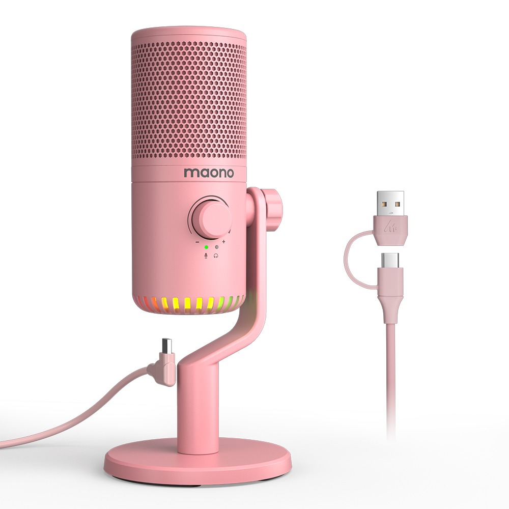 USB микрофоны, Броадкаст-системы Maono DM30 Pink usb микрофоны броадкаст системы maono au 903 fairy