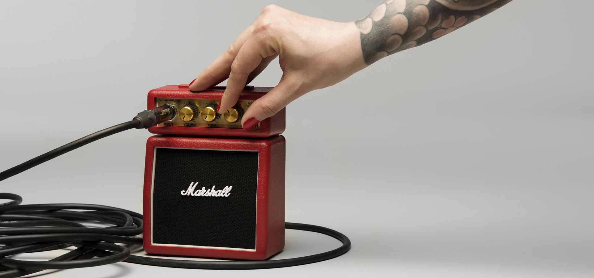 Гитарные комбо MARSHALL MS-2R MICRO AMP (RED), цвет красный - фото 6