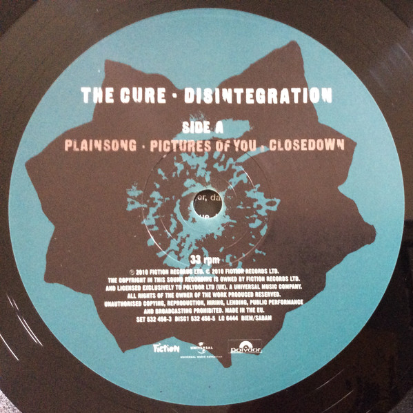 Рок UMC/Polydor UK The Cure, Disintegration (Remastered) - фото 8