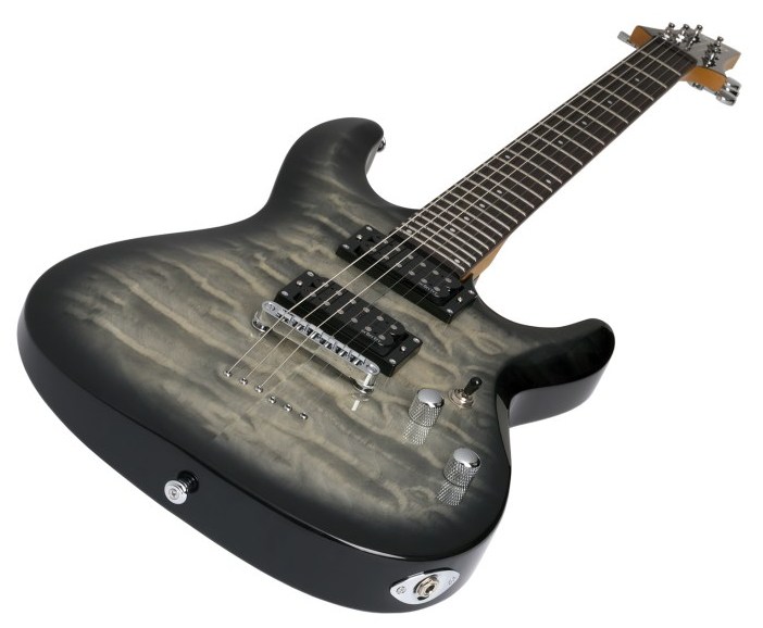 Электрогитары Schecter C-6 PLUS CB, цвет серый, размер Jumbo - фото 5