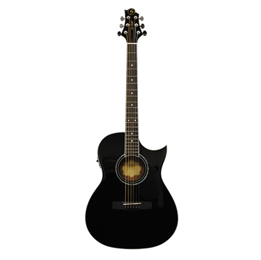 Электроакустические гитары Greg Bennett GA100SCE/BK lp duster bennett 12 db s outline 298651