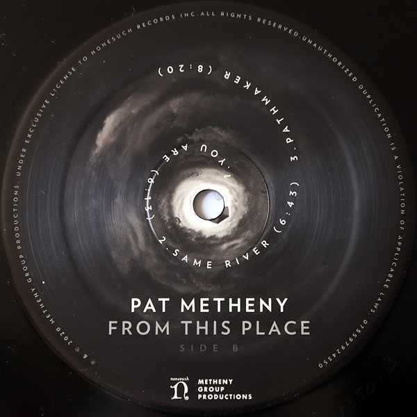 Джаз WM PAT METHENY, FROM THIS PLACE (Black Vinyl) - фото 3