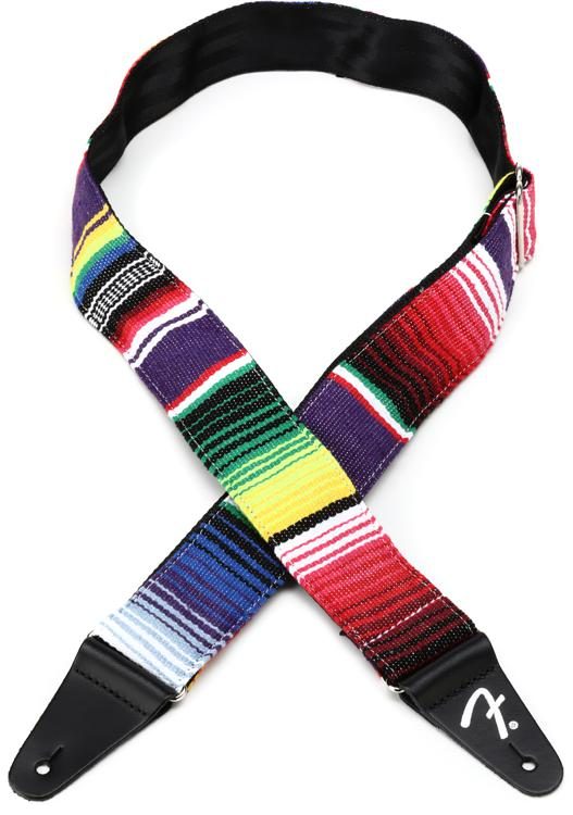 Гитарные ремни FENDER 2 SERAPE STRAP PRPL MULTI