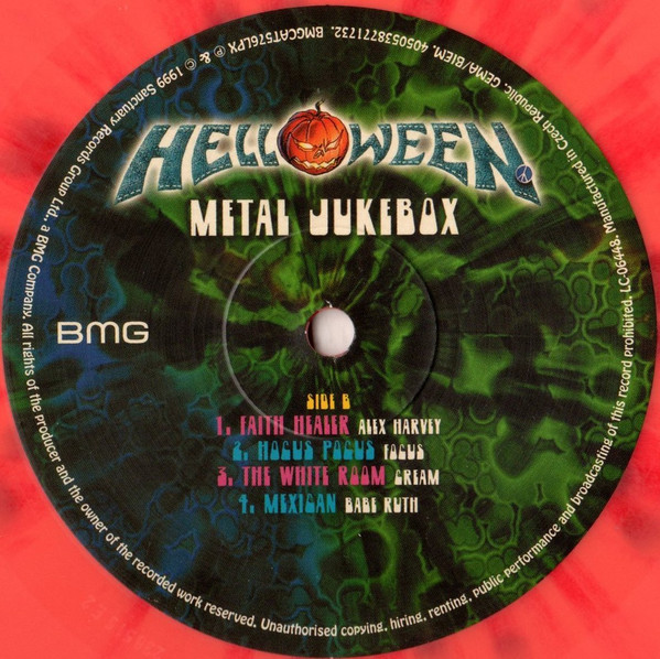 Металл BMG HELLOWEEN - METAL JUKEBOX (RED & ORANGE SPLATTER LP) - фото 7